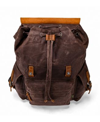 Stone Creek Waxed Canvas Backpack