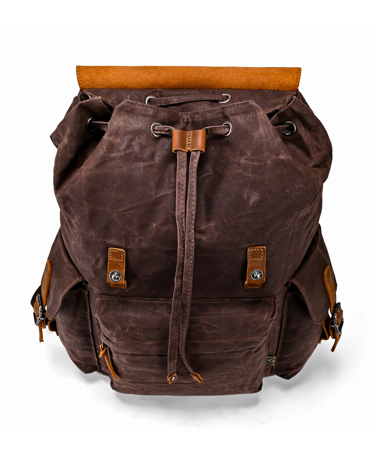 Tsd Brand Stone Creek Waxed Canvas Backpack