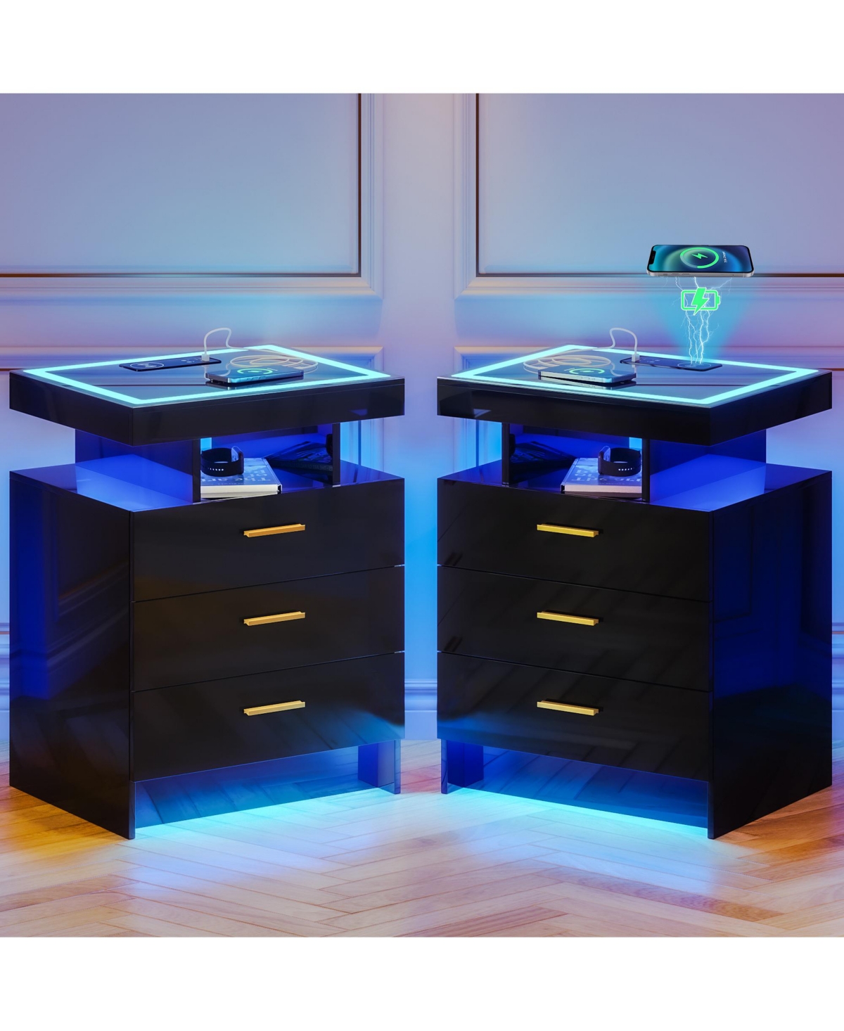 Vlsrka Vanity Makeup Desk with Mirror and Lights