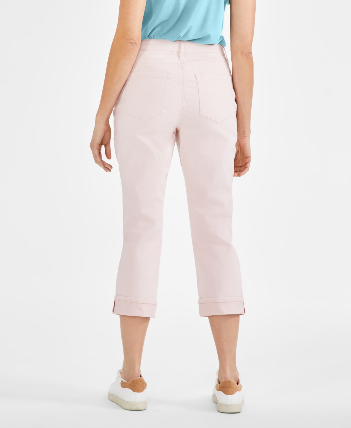 Style & Co Women's Mid-rise Curvy Capri Jeans, Exclusively At Macy's