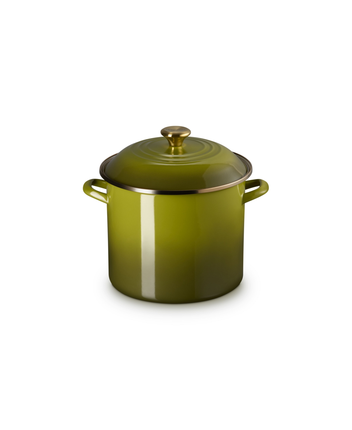 Le Creuset Enamel On Steel 12-quart Classic Round Stockpot In Green
