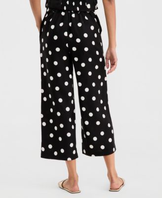 Women's Dot Culotte Pants, Macy's Exclusive