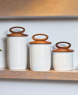 Breaking Bread Cannisters, Set of 3