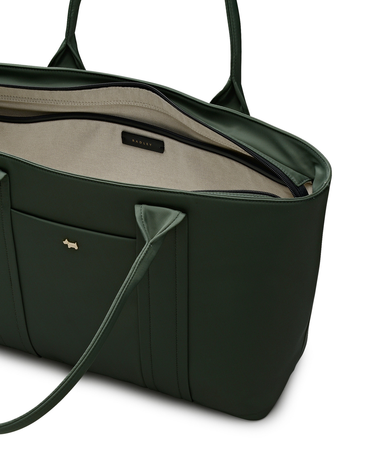 Radley London Grove Close Responsible Extra-large Ziptop Tote Bag In Green