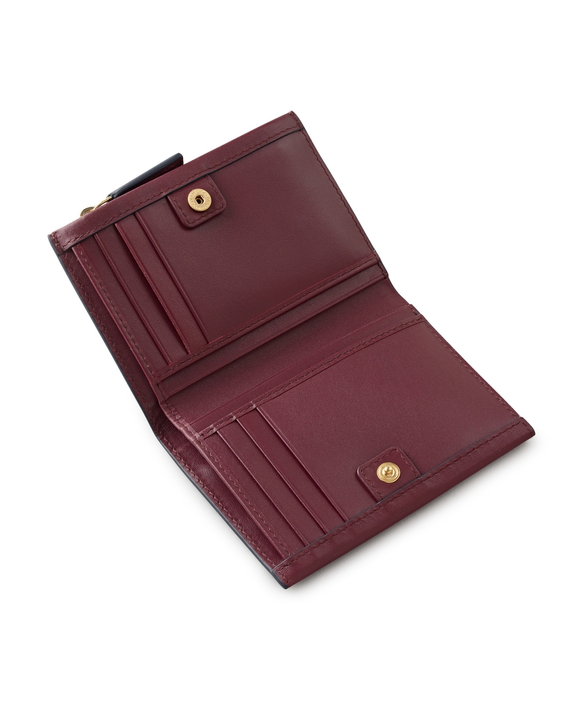 Radley London Midnight Wanderer Bifold Wallet In Burgundy