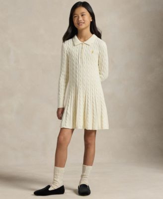 Girls' 7-16 Lunar New Year Long-Sleeve Sweater Dress