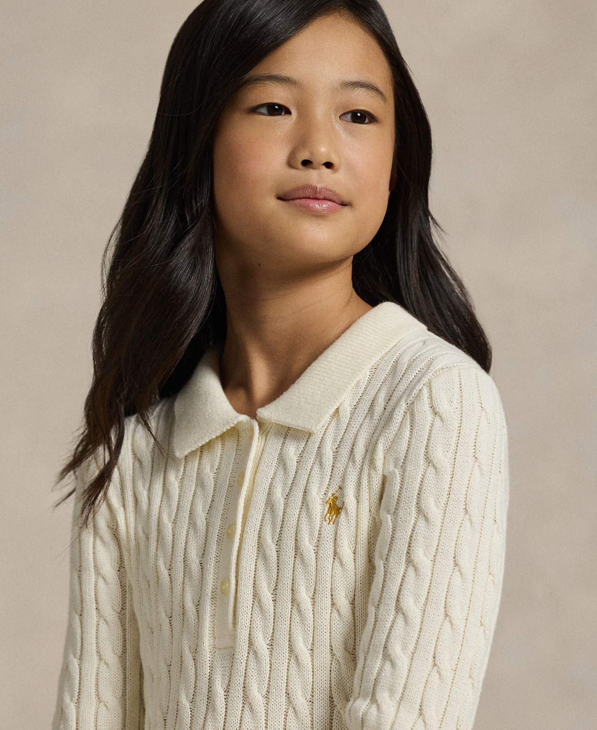 Polo Ralph Lauren Girls 7-16 Lunar New Year Long-Sleeve Sweater Dress