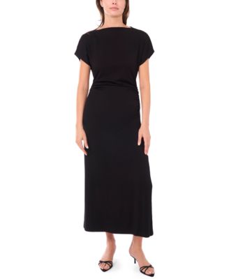 MSK - Women's Boat Neck Dolman Sleeve Dress