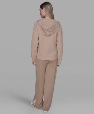 Petite Hooded Zip-Front Sweatshirt