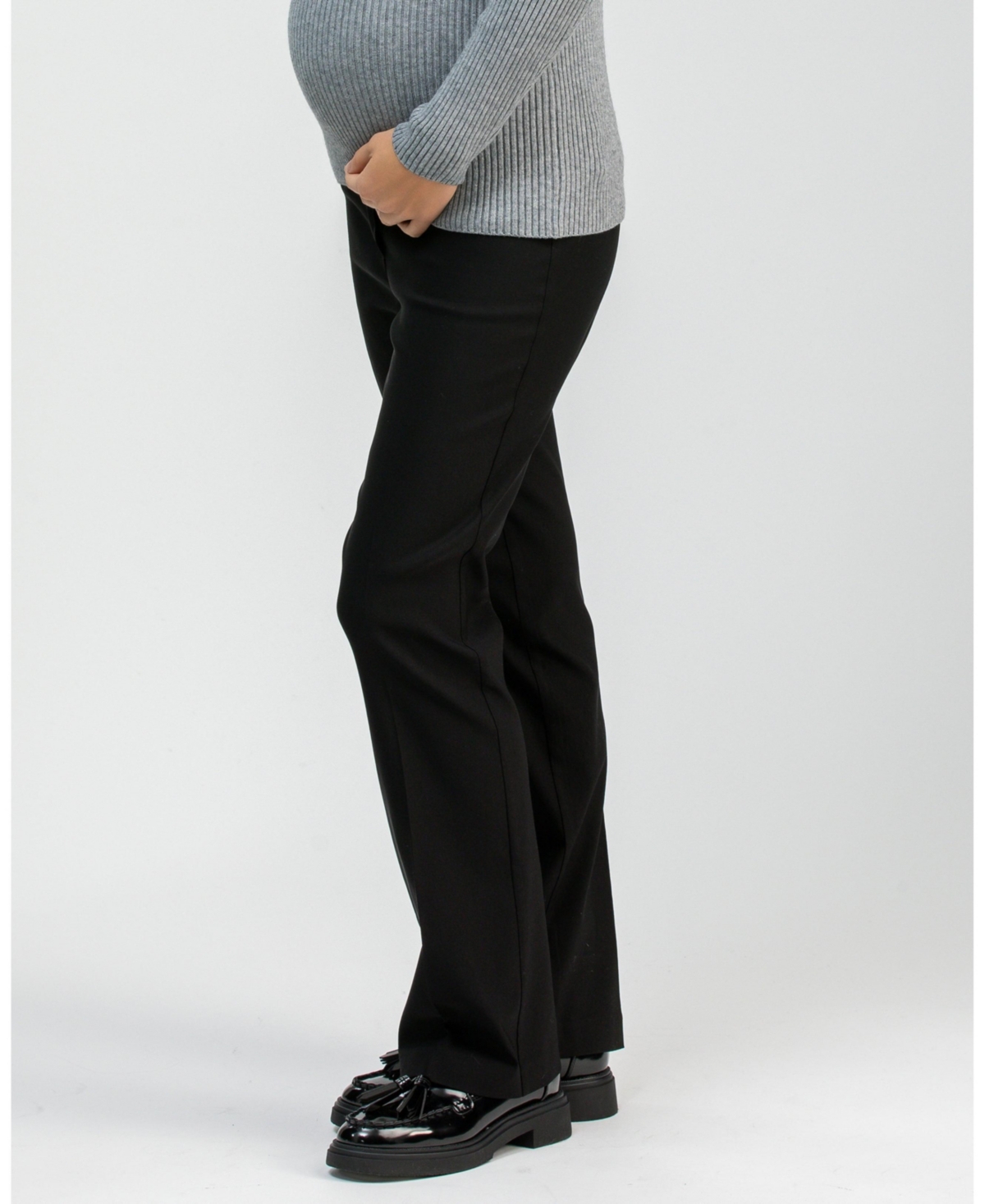 Maternity Slim Trousers Prince with High Stretch Waistband