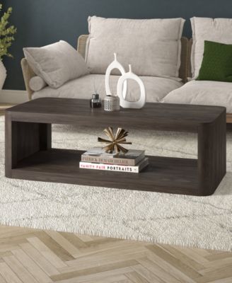 Kellan 47" Wood Wide Rectangular Coffee Table