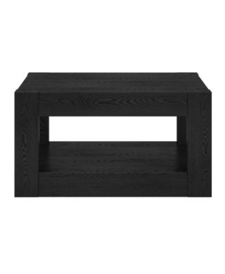 Hughes 32" Wood Wide Square Coffee Table