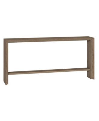 Osman 64" Wood Wide Rectangular Console Table