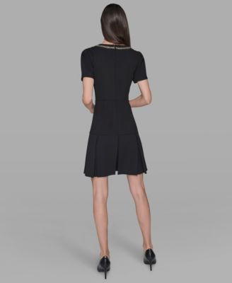 Women's V-Neck A-Line Dress