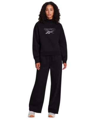 Women's Medium Vector Mock Neck Sweatshirt