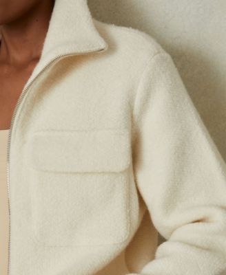 Women's Les 100 Ciels Textured Wool Jacket