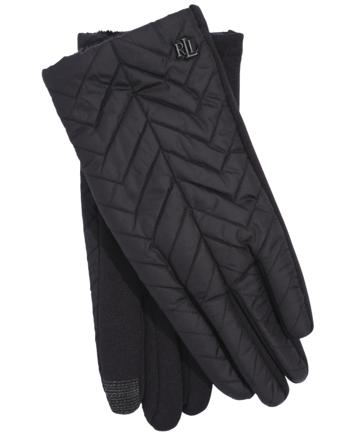 Lauren Ralph Chevron Quilted Glove