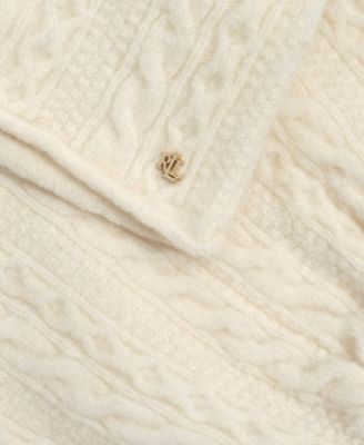 Mini Cable Knit Slouchy Hat