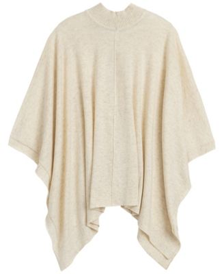 Knit Poncho Wrap