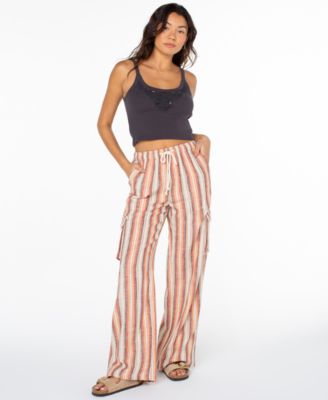 Women's Precious Striped Cargo pants