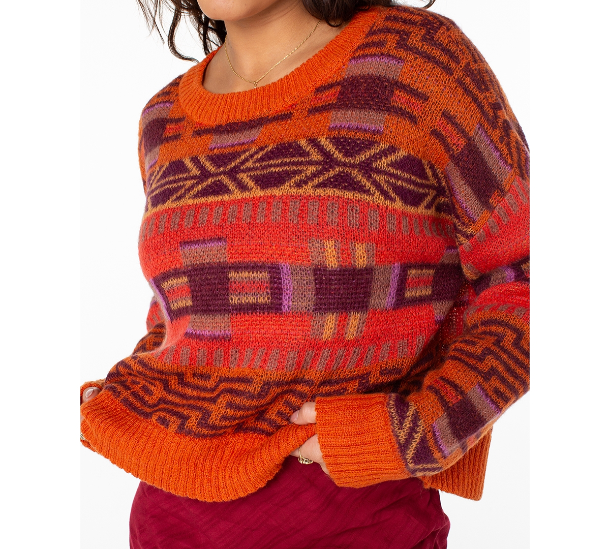 Roxy Women's Free Spirit Long-Sleeve Sweater