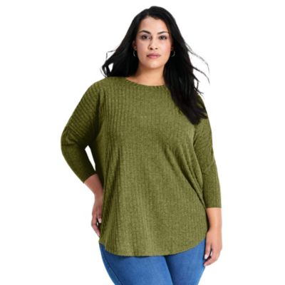 Women's Plus Size Kym Rib Hacci Tunic