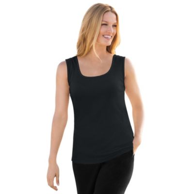 Plus Size Rib Knit Tank