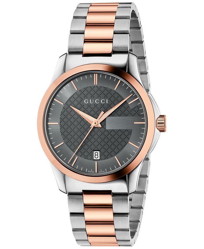 Gucci Unisex Swiss G-Timeless Two-Tone PVD Stainless Steel Bracelet ...