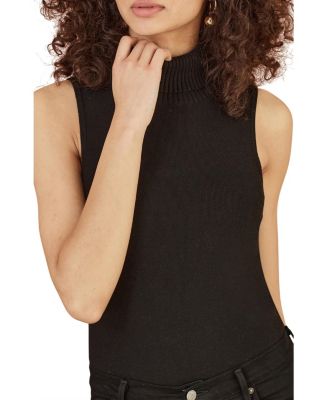 Women's Roll Neck Sleeveless Sweater