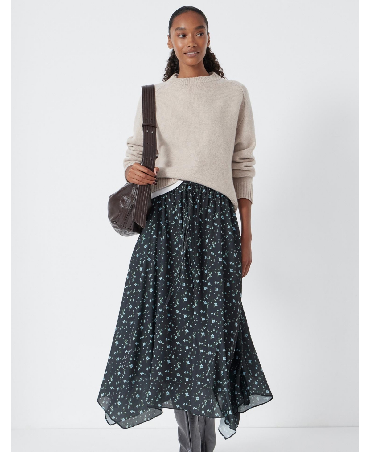 Hush Women's Kaia Chiffon Hanky Hem Skirt