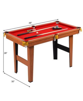 48 Inch Mini Table Top Pool Table Game Billiard Set