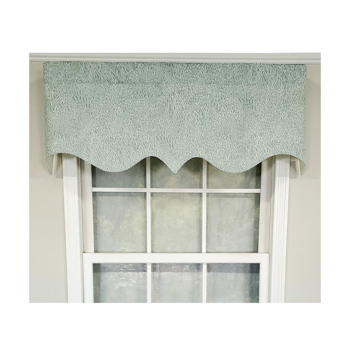 Rlf Home Luxurious Modern Design Classic Miramar Regal Style Window Valance 50" x 17
