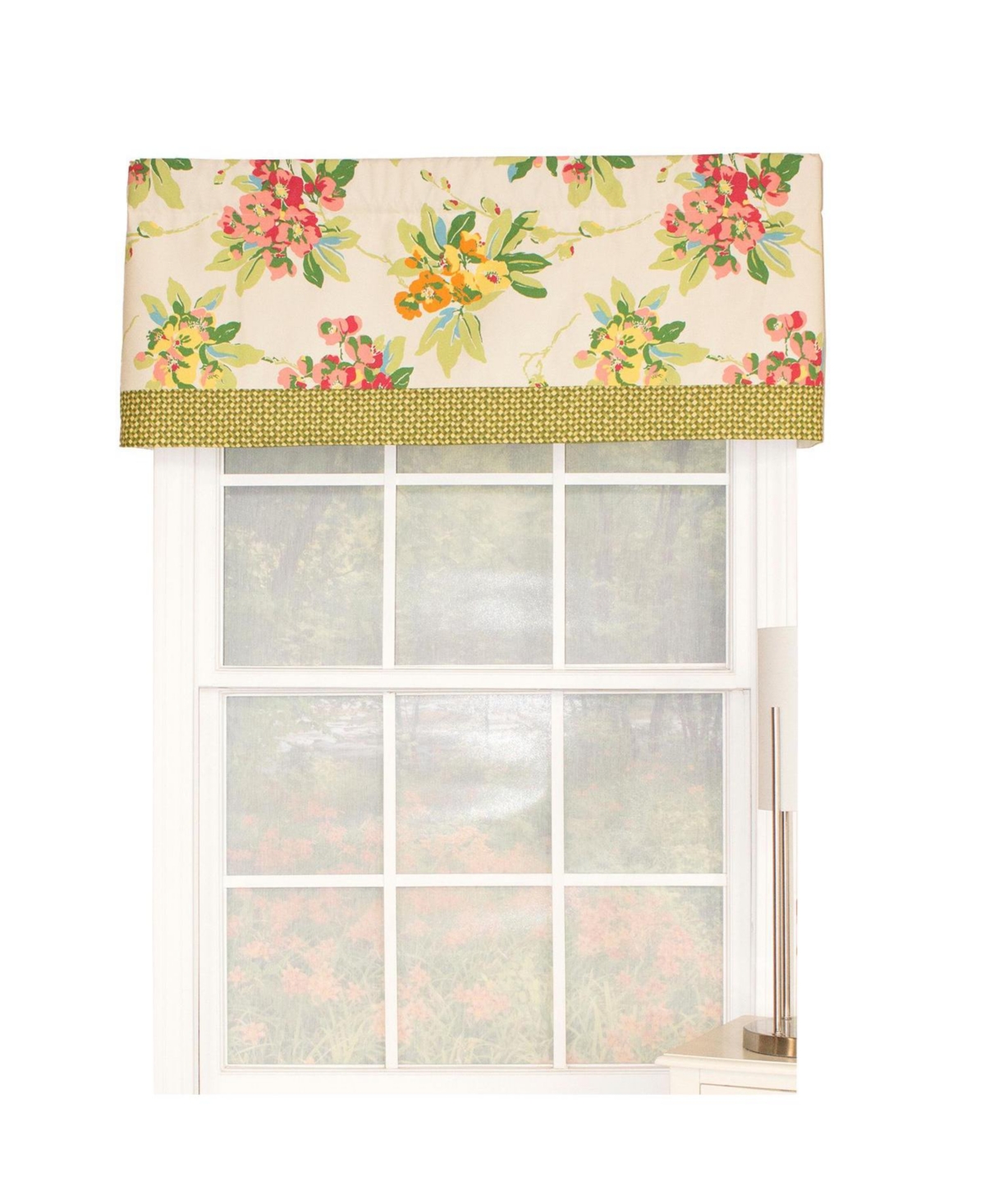 Selva Banded Sage Type All Season 3" Rod Pocket Valance 50" x 16" by Rlf Home