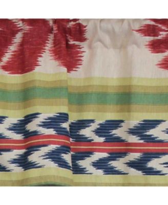 Aztec Tailored 100% Cotton with Fully Lined 3" Rod Pocket Valnance for Windows 50" x 14" Multi
