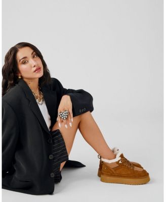 Women's Casual Suede High Top Sneakers By XTI