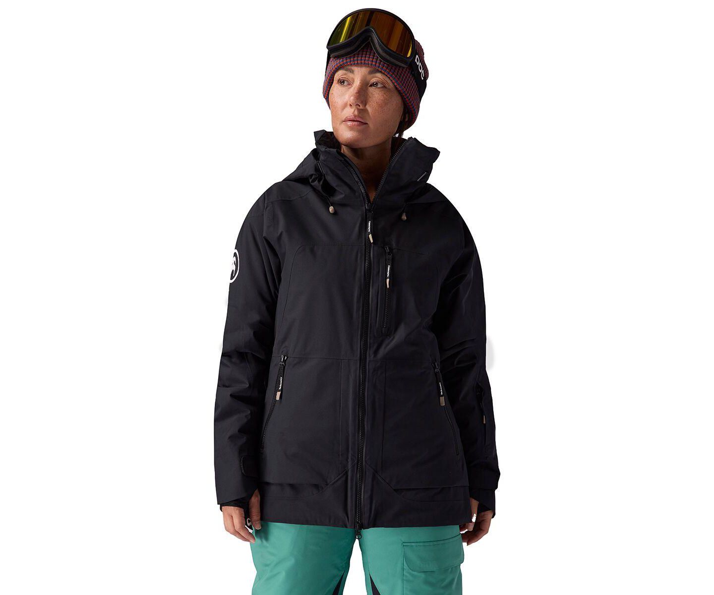 Женская куртка Backcountry CrestCruiser Insulated Jacket Insulated Ski and Snowboard Jackets, цвет: Чёрный — фото 1