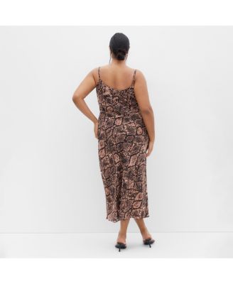 Plus Size Kyra Cowl Neck Dress