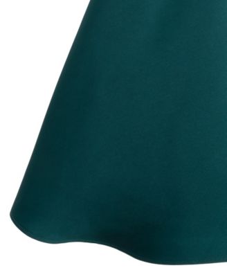 Girls' 7-16 Asymmetrical Bow Sleeveless Mikado Dress