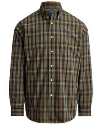 Men's Classic-Fit Plaid Performance Shirt