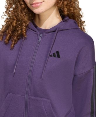 Women's 3-Stripe Fleece Full Zip Hoodie