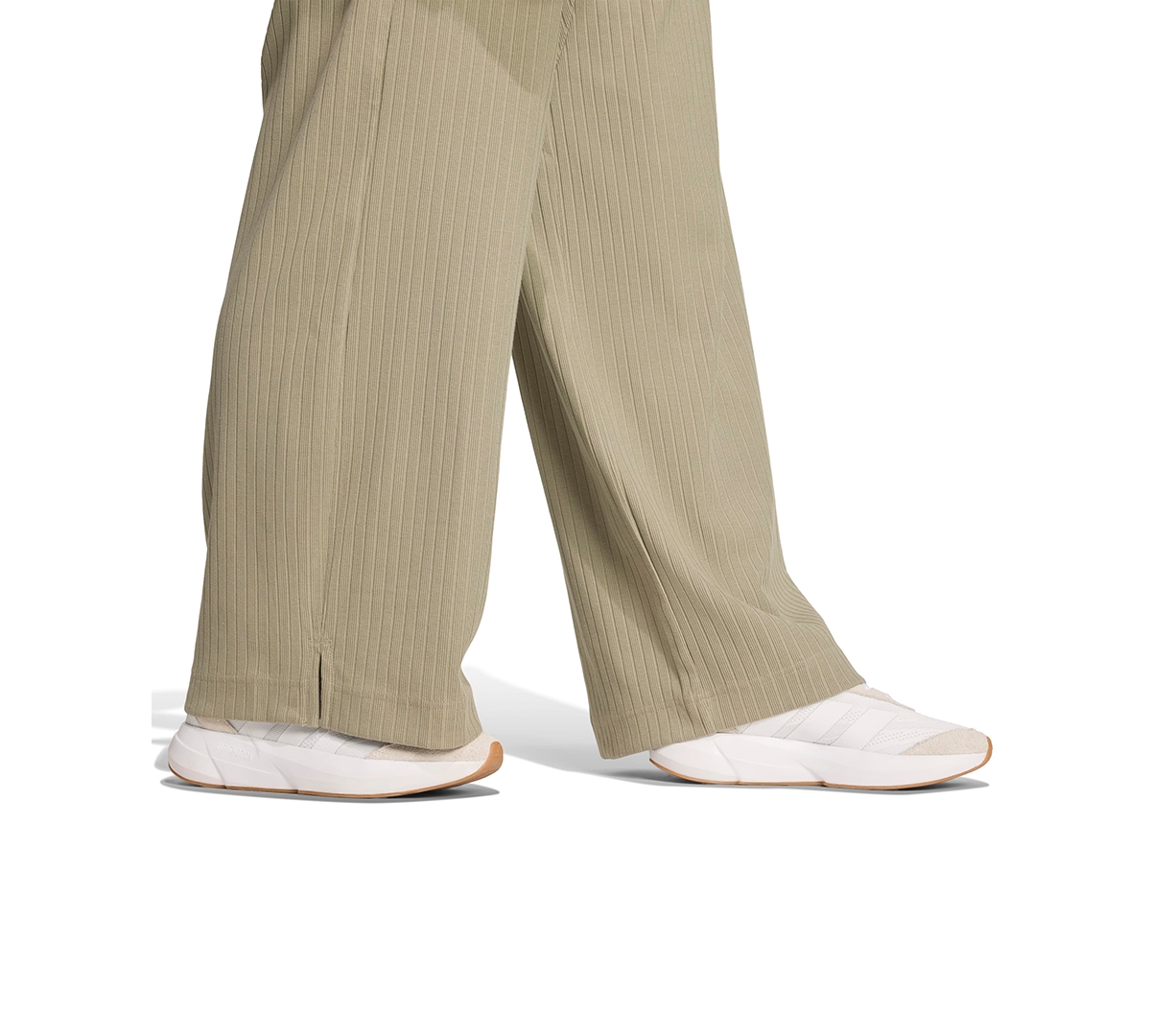 Adidas Originals Women's Loose Wide Leg Pants In Gray