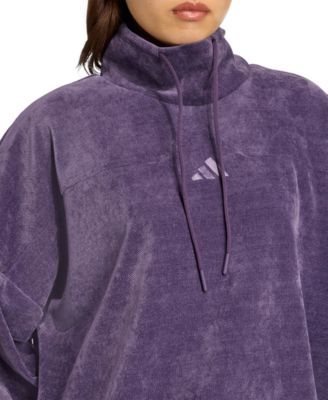Women's Tiro Velour High Neck Sweatshirt