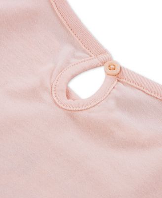 Girls' Toddler 2T-4T Ruffle Shoulder Top, Pants, and Scrunchie, 3-Piece Set