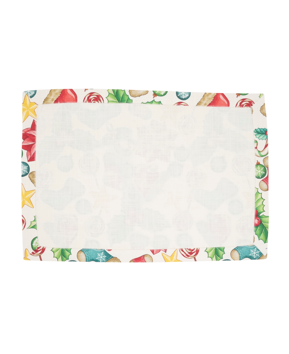 Saro Lifestyle Christmas Placemat, Set of 4