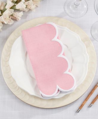 Scalloped Hem Napkin, Set of 4