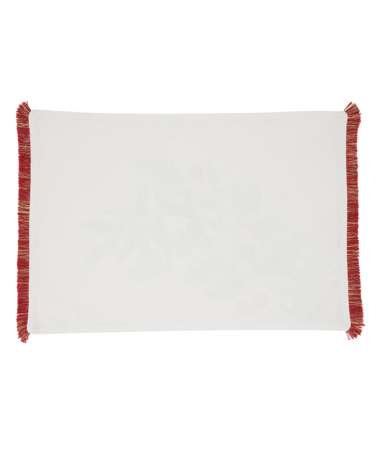 Saro Lifestyle Holly Branch Placemat, Set Of 4 In Multi