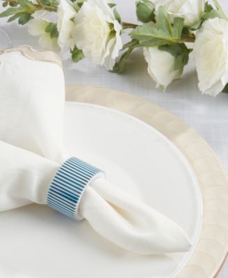 Ribbed Napkin Ring, Set of 4