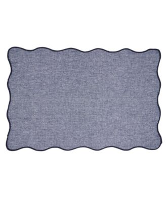 Eco Scallop Border Placemat, Set of 4