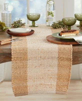 Banded Table Runner, 16" x 72"