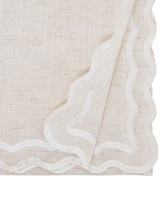 Scalloped Border Table Runner, 16" x 72"
